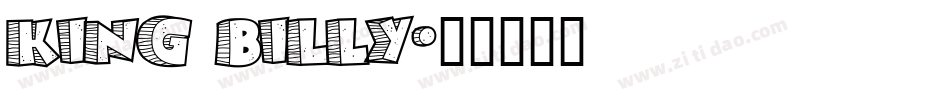 King Billy字体转换